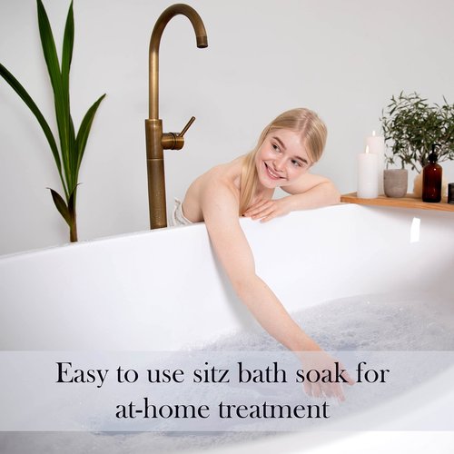 Aromasong Sitz Bath Soak 2lb – Sitz Bath Salt for Hemorrhoid & Postpartum Care – Dead Sea & Epsom Salt Soak with Lavender, Chamomile & Tea Tree – Natural Sitz Bath Salts – Made in USA