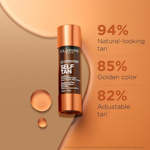 Clarins Self Tanning Drops Bundle - Mix with Moisturizer for Natural, Streak-Free Tan | 99% Natural Ingredients | All Skin Types