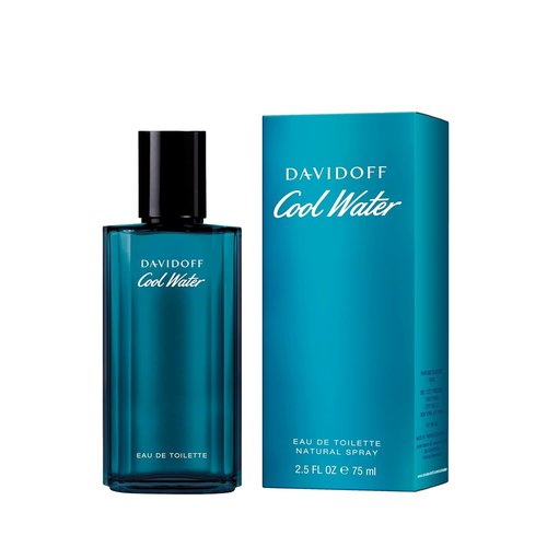 Davidoff Cool Water Cologne - Aromatic Men's Eau de Toilette with Coriander, Mint & Lavender - Long Lasting Fragrance
