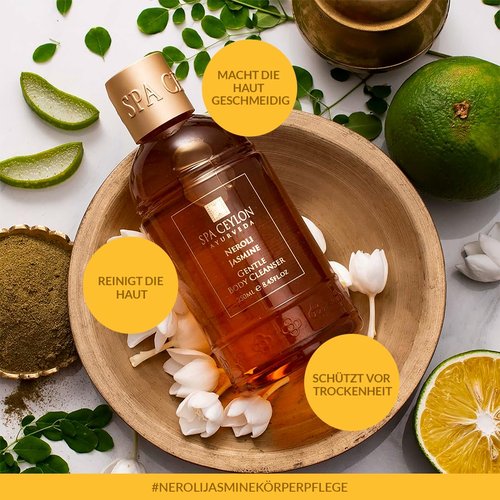SPA CEYLON Neroli Jasmine Hand Wash - Hydrating Luxury Formula for Soft, Smooth Skin | Floral Fragrance
