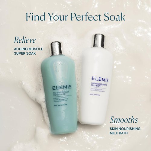 ELEMIS Aching Muscle Super Soak - Natural Bath Milk To Relieve Muscle Aches | 400ml