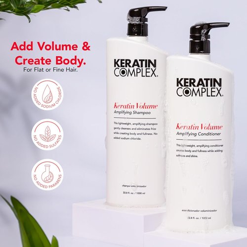 Keratin Complex - Volume Amplifying Shampoo for Thick, Luscious Hair | 10 oz