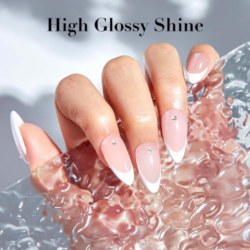 AZUREBEAUTY Dip Powder Liquid Set – Upgraded Care Formula, 4+4Pcs 15ml/0.5oz Base Coat, Activator, Top Coat & Brush Saver, Nail Strengthener with Keratin & Calcium, Low Odor DIY Home Salon