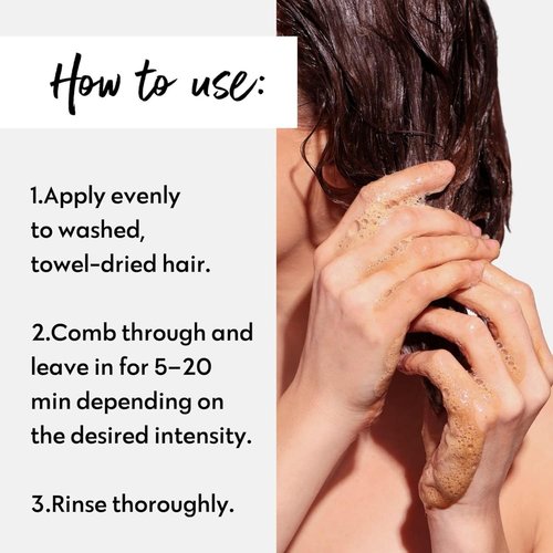 FOUR REASONS Color Mask - Chocolate Hair Gloss & Color Depositing Conditioner | Vegan & Cruelty-Free, 6.76 fl oz