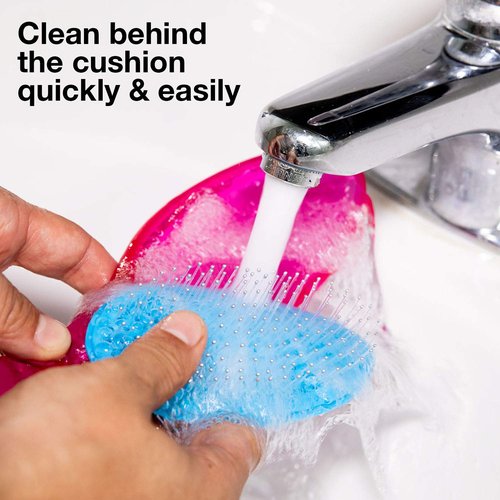 Olivia Garden Aurora Detangler Brush - Effortlessly Detangles Wet & Dry Fine to Medium Hair - Rainbow Color