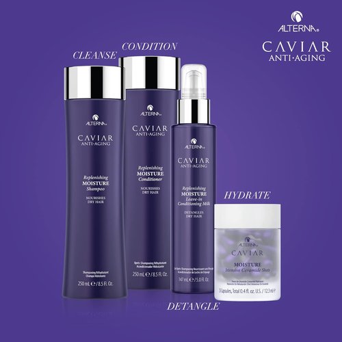Alterna Haircare CAVIAR Leave-In Conditioning Milk - Anti-Aging Moisture for Dry Hair, 5 Fl Oz | Sulfate & Paraben Free