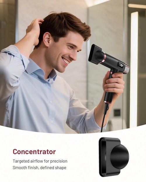 Skiennix Dual Voltage Ionic Hair Dryer - 1875W Fast Drying with Diffuser | Lightweight & Low Noise for Travel