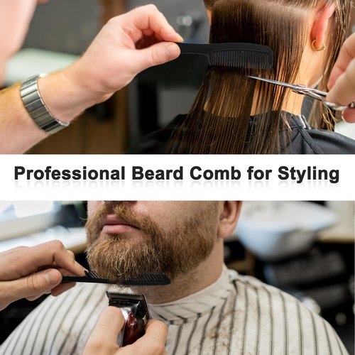 HOFASON 200 Pcs Bulk Hair Combs Individually Wrapped for Women, Kids, Men Beard, Professional Wide Tooth Comb for Hair Styling, Travel, Homeless, Hotel, Shelter, Nursing Home and Church (Black)