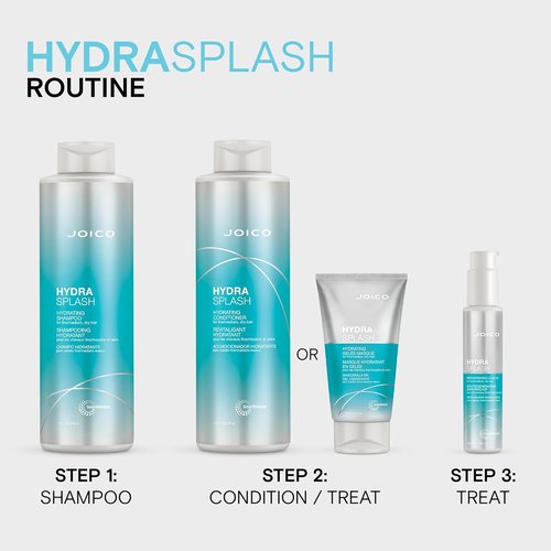 Joico HydraSplash Hydrating Conditioner - Replenish Moisture & Add Softness for Fine to Medium Dry Hair | Enriched with Sea Kelp & Coconut Water