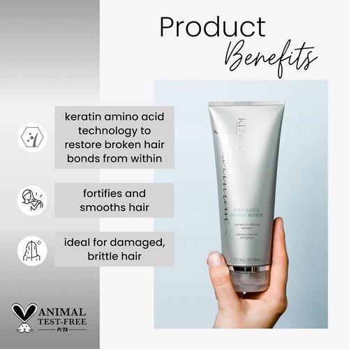 Kenra Platinum Restorative Reconstructor - Ultra Fortifying Hair Treatment | Restores Broken Bonds & Enhances Elasticity | 6 fl. oz