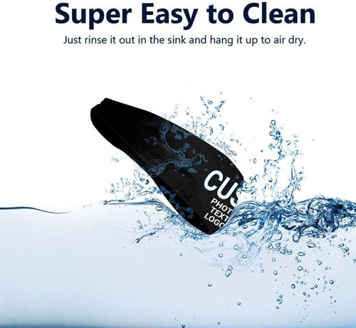 Skiennix Custom Sports Headband - Moisture-Wicking, Breathable, Elastic Design | Personalized Photo/Logo/Text