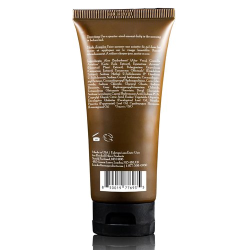 Brickell Men's Clarifying Gel Face Wash - Natural Foaming Daily Cleanser with Geranium & Aloe | 3.4 Ounce