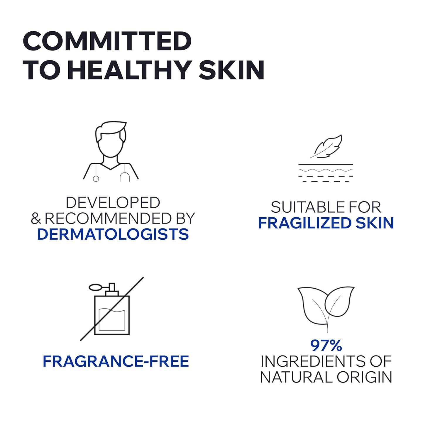 Uriage Cica-Daily Intense Repairing Serum - Boost Skin Repair with Prebiotic & Hyaluronic Acid | Paraben-Free, Non-Comedogenic
