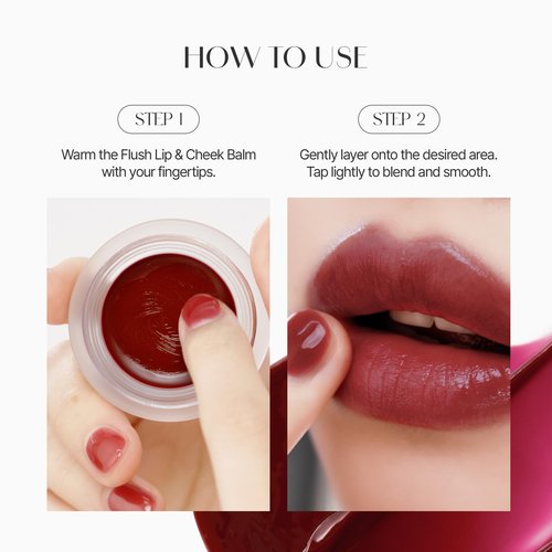 BEIGIC Flush Lip & Cheek Balm - Vegan Buildable & Blendable Multiuse Balm | Natural Flush & Glow | Glowy Blush for Cheeks | Dewy Korean Make Up Cream Blush | 05 Flat White - Neutral Beige, 0.14 fl.oz