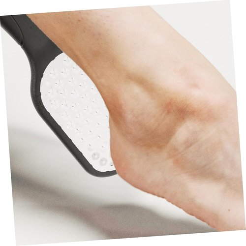 Healeved Stainless Steel Foot File - 8.38 Inch Callus Remover with Comfortable Handle & Hanging Hole