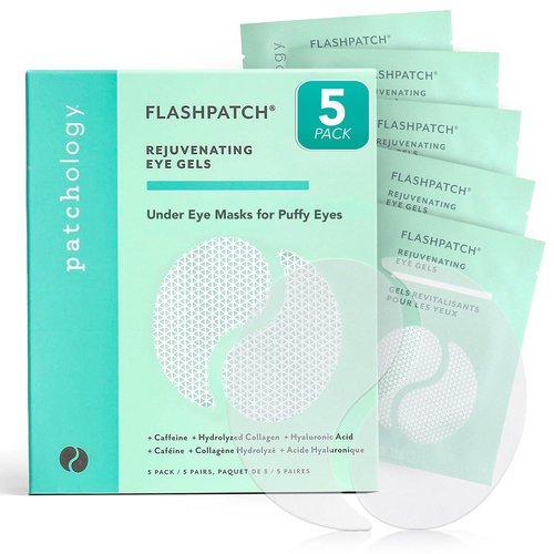 Patchology Under Eye Gel Patches - Soothing Natural Eye Masks for Dark Circles & Puffiness | 5 Pairs