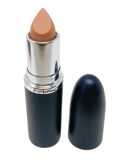 MAC Ximal Sleek Satin Lipstick - 837 Peachstock | Warm Toned Light Medium Peach, 0.12 Oz