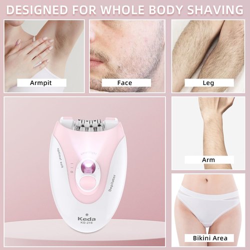 Epilators for Women Face with 2 Speeds Glabrouse Skin Epilator Face Trimmer Device Pluxy Hair Removal for Face Epilator Face Bikini Arm Legs Armpits