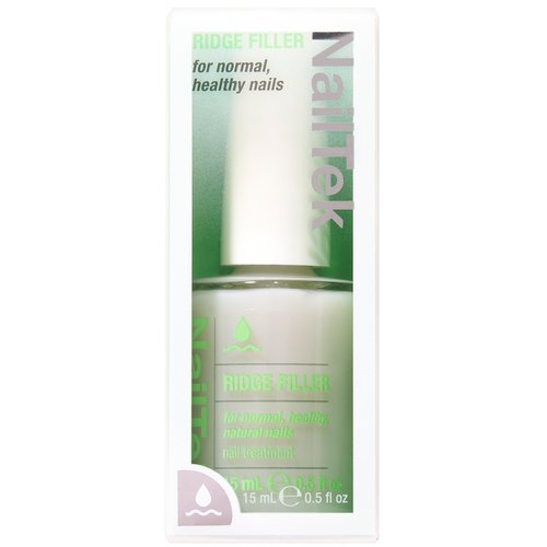 Nail Tek Ridge Filler Formula 1 – Clear Ridge Filler for Nails Base Coat, Nail Strengthener Polish for Strong, Healthy Natural Nails Growth, 0.5 fl oz