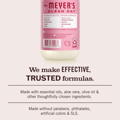 Mrs. MEYER'S Clean Day Liquid Hand Soap, Peppermint, 12.5 oz (Pack of 3)