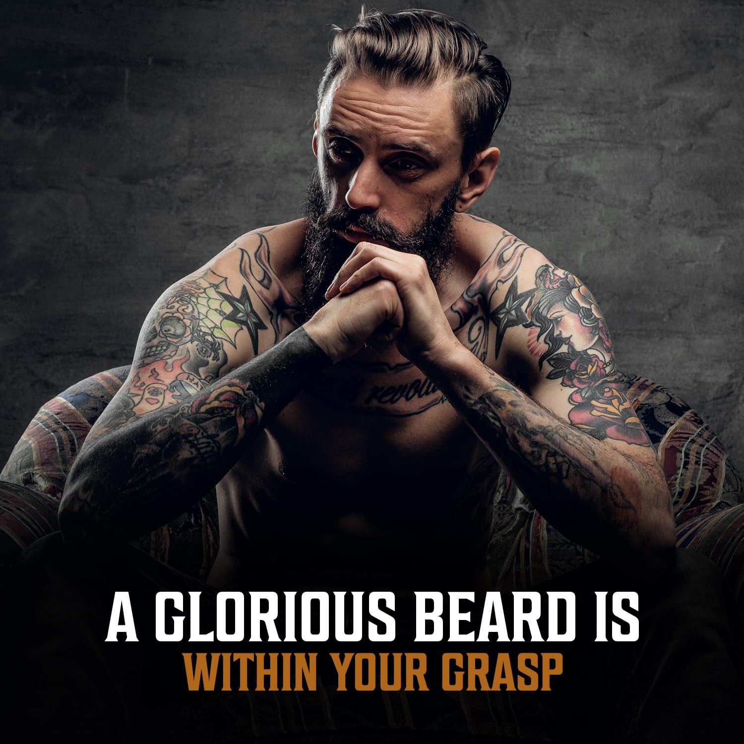 Viking Revolution Coffee Whiskey Beard Oil - Natural Argan & Jojoba Oil Beard Softener | 1 Pack