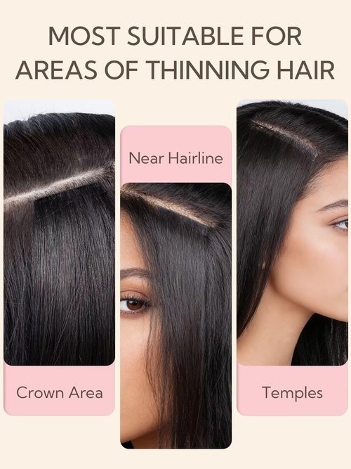 HOTBANANA Invisi Edge Tape in Hair Extensions Human Hair, 10inch 30g 10pcs Invisible & 10pcs Classic Natural Black Seamless Tape in Hair Extensions Straight Injected