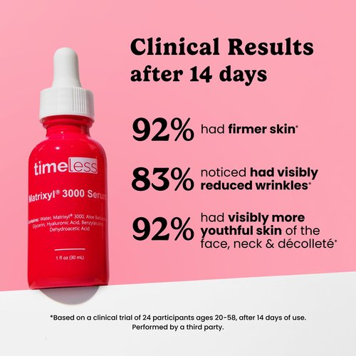 Timeless Skin Care Matrixyl Synthe’6 Serum - Face Serum for Skin Care - with Hyaluronic Acid for Hydration - 1 oz