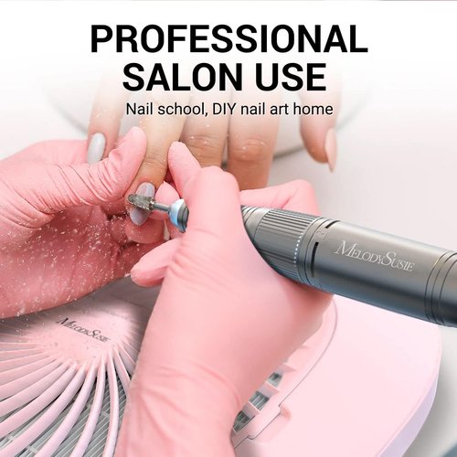 MelodySusie Professional Nail Dust Collector, SPro 4000RPM Nail Vacuum Fan with 2 Powerful Suction Modes & Reusable Filter, Essential Tool for NAI Tech & Salon Use,Pink