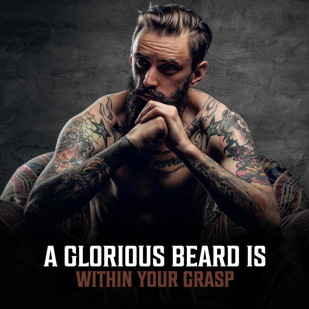 Viking Revolution Sandalwood Beard Oil for Men - Natural Mens Beard Oil with Argan Oil and Jojoba Oil - Beard Softener, Strengthens and Moisturizes - Beard Conditioner for Men (Sandalwood, 3 Pack)