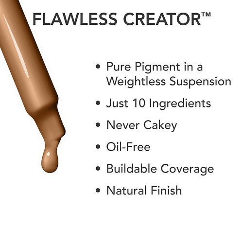 Dermablend Flawless Creator Liquid Foundation - Full Coverage, Lightweight & Buildable, 1 Fl Oz