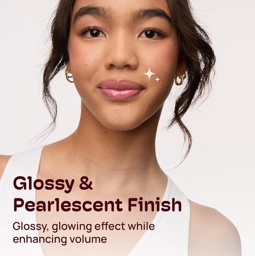 MIXIK Plumping Lip Ampoule - Hydrating Gloss with Shea Butter & Argan Oil for Smooth, Glossy Lips (Pink Plump)