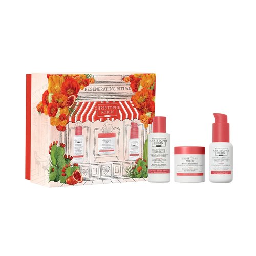Christophe Robin Regenerating Ritual Gift Set - Nourishing Hair Care Essentials | Perfect for All Hair Types