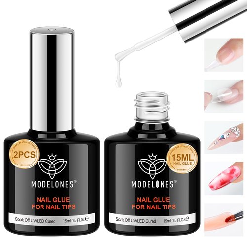 modelones Nail Glue for Nail Tips