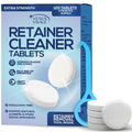 Venus Visage Retainer Cleaner Tablets, Dental Appliance and Denture Cleaning Tablets, Aligners and Night Mouth Guard Cleaner, 120 Pieces