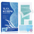 Wax Strips Hair Removal Kit – 60 Wax Strips + 10 Calming Oil Wipes, No Heating Required, Gentle & Effective for Face, Legs, Arms & Underarms, For Sensitive Skin