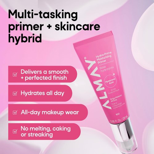 Almay Hydra-Prime™ Moisturizing Primer - Hydrating & Skin-Smoothing Formula, 0.95 fl oz