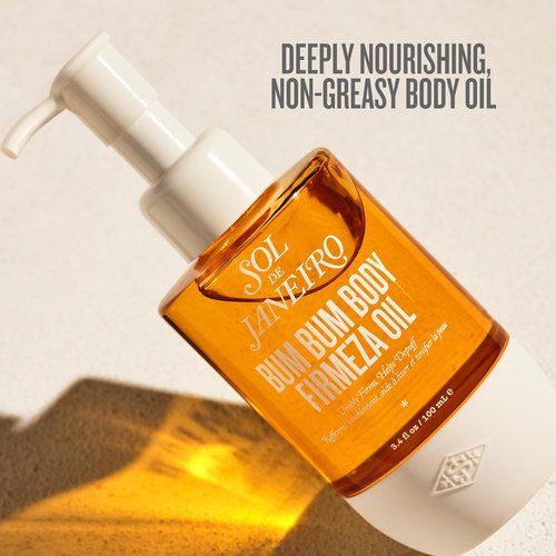 Sol de Janeiro Bum Bum Firmeza Body Oil - Nourishing Stretch Mark Treatment for Smooth Skin