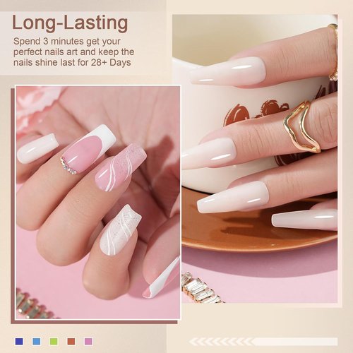 Eodci Acrylic Powder - Cover Pink 56g | Professional Nail Extension & Carving, Long-Lasting, No Lamp Needed