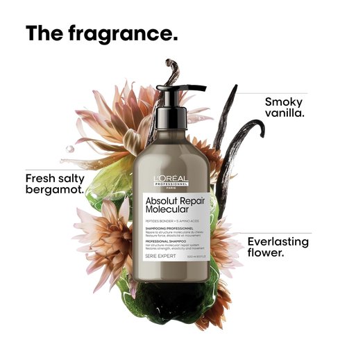 L'Oréal Professionnel Paris Absolut Repair Hair Care Set - Sulfate-Free Shampoo, Rinse-Off Serum & Leave-In Mask for Extremely Dry, Damaged Hair with Peptide Bonder & Amino Acids