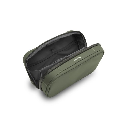 Orbitkey 2-in-1 Tech Accessory Pouch with Detachable Slim Sleeve – Travel Electronics Organizer for Cables, Chargers, Earbuds, Power Bank – Compact Gadget Bag & Portable Tech Storage Case (Olive)