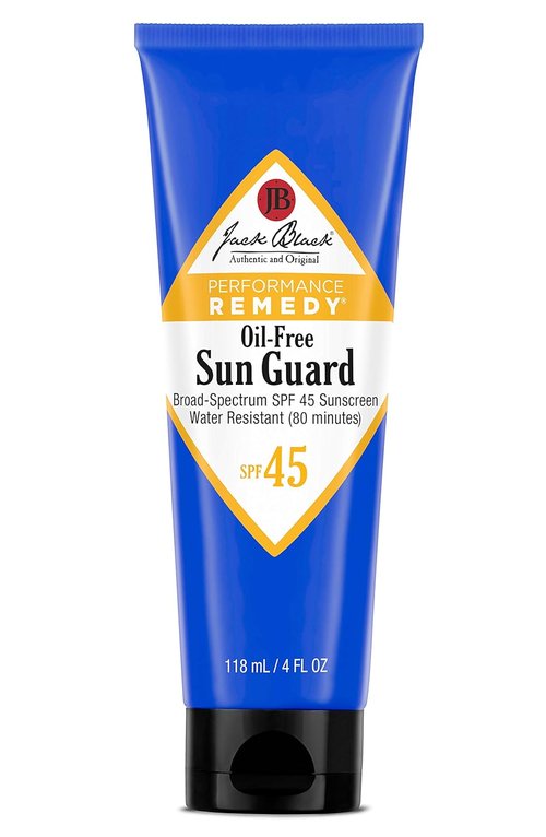 Jack Black Oil-Free Sun Guard SPF 45 - Lightweight, Non-Greasy Sunscreen for All Skin Types