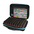 Essential Oil Storage Organizer,60 Bottle EVA Essential Oil Case Essential Oils Box,Essential Oil Storage Carrying Case Holds 5ml- 15ml For Doterra & Young Living,Come with Labels & Bottle (Blue)