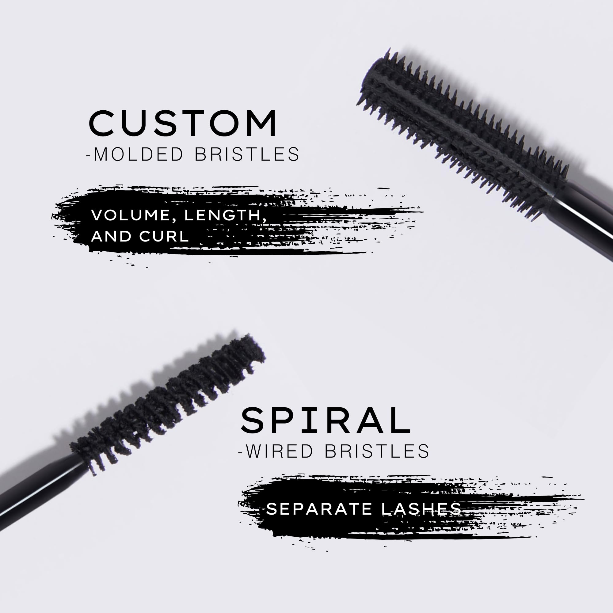 Younique MOODSTRUCK EPIC Twisted Mascara | Dual Wand | Volume, Length & Curl | Infused with Keratin, Biotin, and Argan Oil | Long Lasting and Voluminous Mascara | Dramatic Lash Makeup