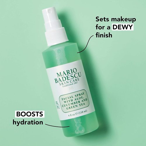 Mario Badescu Facial Spray - Hydrating Aloe, Cucumber & Green Tea Mist for All Skin Types