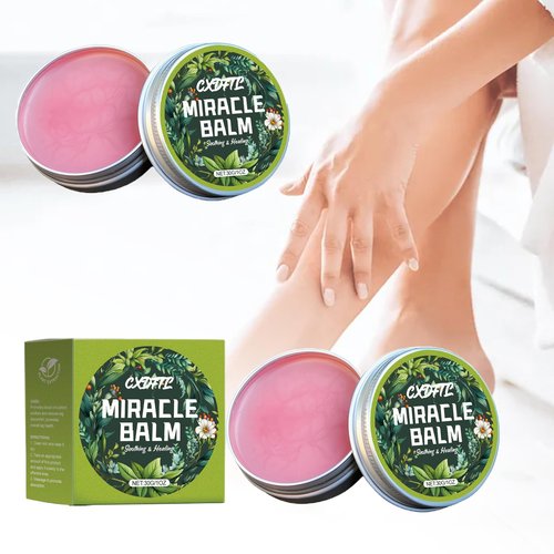 CXDFTL Miracle Balm, 2 Pack Organic Miracle Balm, Natural Ingredients, Cream for Legs, Arms, Back Relaxed and Comfortable, Gentle Formula for Regular Use