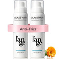 L'ANGE HAIR Glass Hair Heat Protectant Spray - Anti-Frizz Blow Dry Mist | Lightweight Thermal Protection, 5 fl oz, 2-Pack