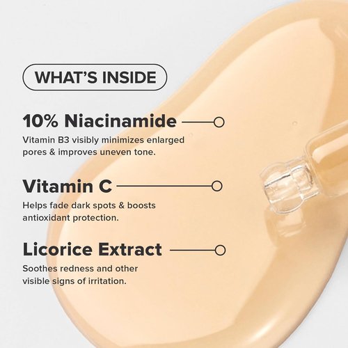 Paula's Choice BOOST 10% Niacinamide Face Serum - Pore Minimizer with Vitamin B3 & Licorice Extract | 0.67oz, Fragrance-Free