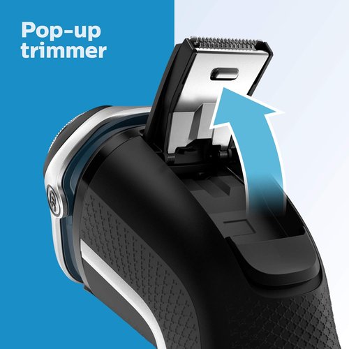 PHILIPS Electric Shaver for Men - Series 3000 Cordless Rechargeable Wet & Dry with Pop-Up Trimmer