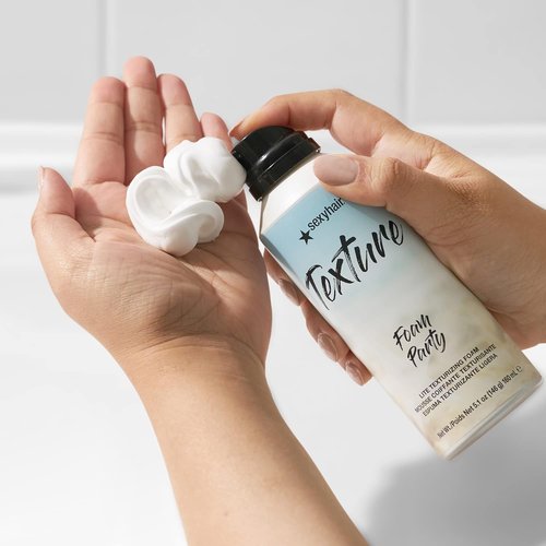 SexyHair Texture Foam - Party Lite Texturizing Foam for Volume & Hold, 5.2 Oz