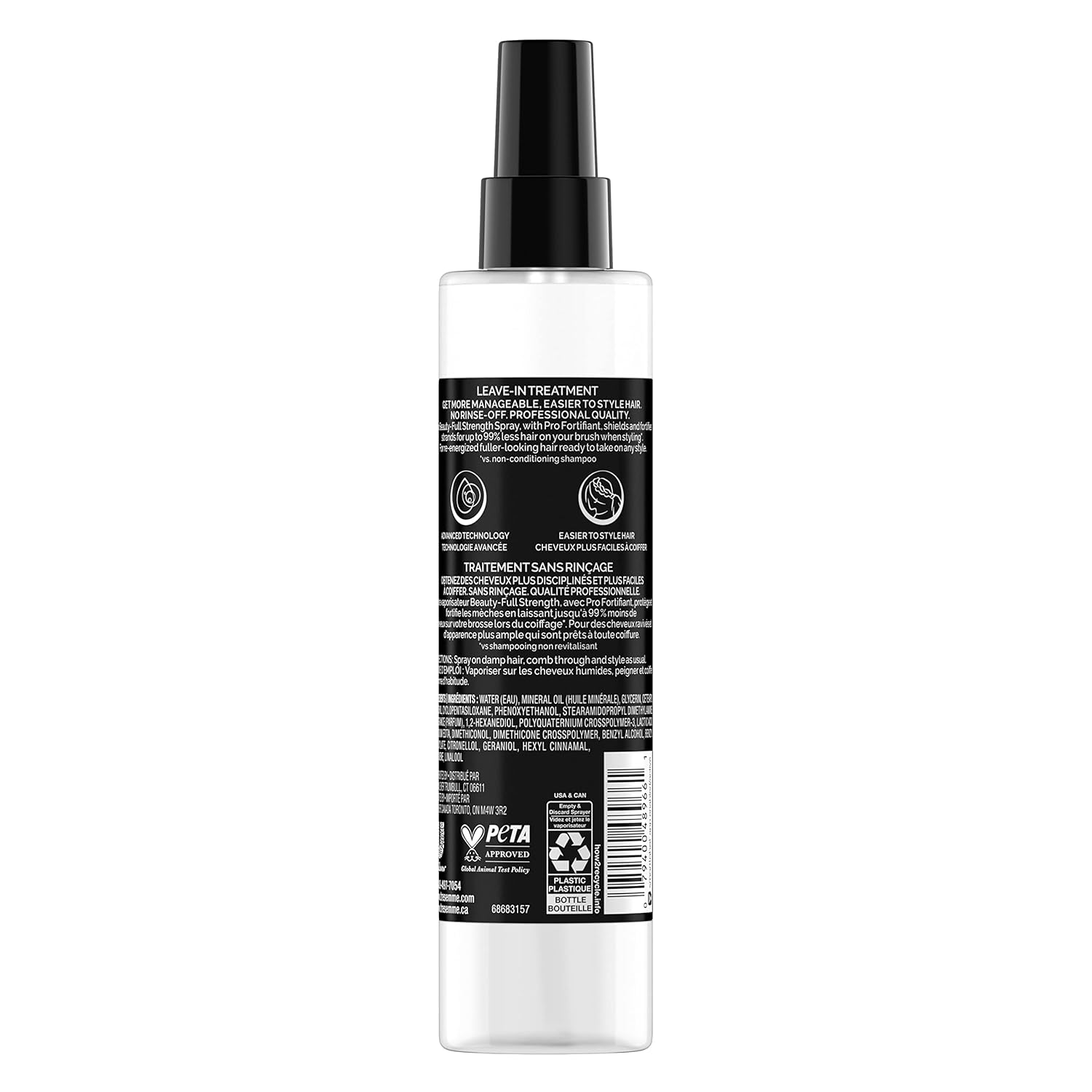TRESemmé Pro Collection Leave-In Treatment for Fine Hair - Lightweight Formula to Reduce Breakage | 6.1 oz